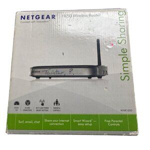 Netgear N150 Wireless Router WNR1000 With Parental Controls & Easy Setup